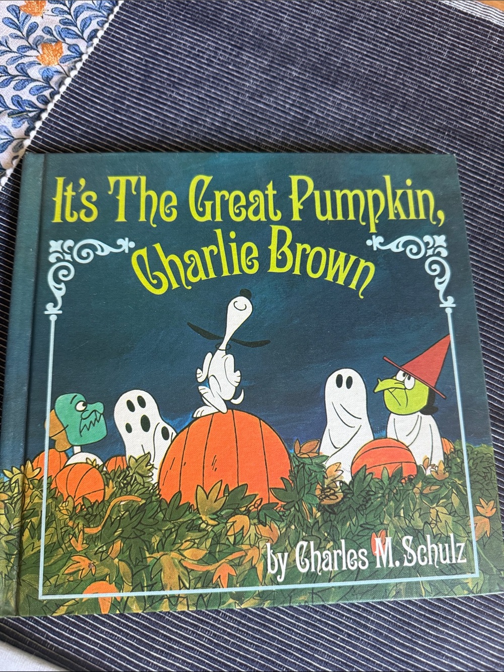 1967 First Edition It's the Great Pumpkin, Charlie Brown Hardcover SCHULZ